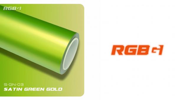 Satin Green Gold Satin Green Gold