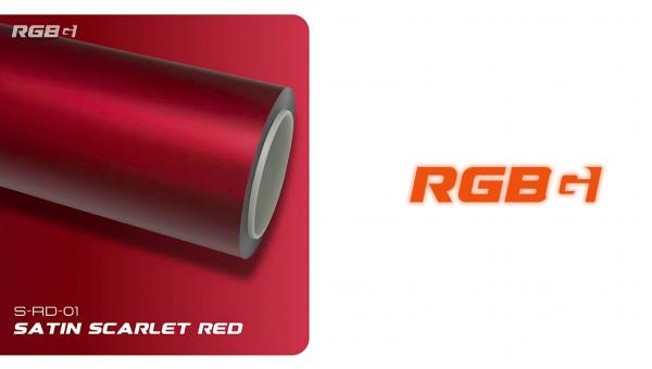 Satin Scarlet Red Satin Scarlet Red